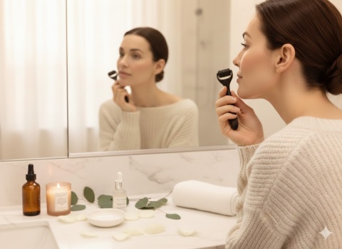 Derma Roller 540 Igieł 0.5mm | Mezoterapia Igłowa | Regeneracja i Kolagen