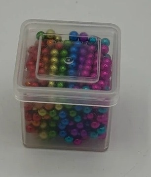 Tęczowe Kulki Magnetyczne NeoCube – Zestaw 216 szt. w Eleganckim Pudełku