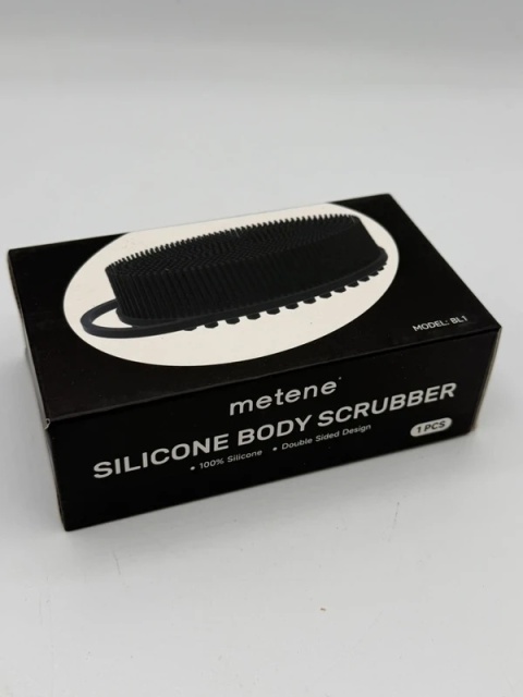 Silikonowa Myjka do Ciała Metene – Dwustronna Szczotka do Mycia i Masażu (Model BL1)