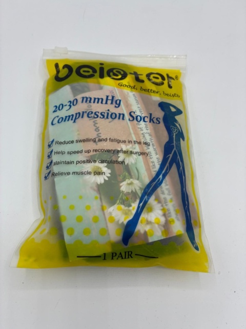 Beister Pończochy uciskowe za kolano 20-30 mmHg – Mocna kompresja