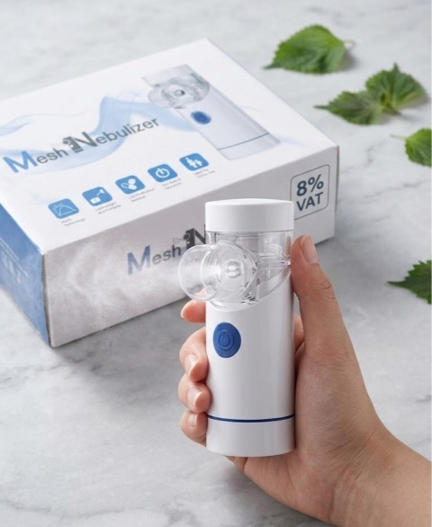 Przenośny Nebulizator Siateczkowy NebSmart – Cichy i Lekki – USB