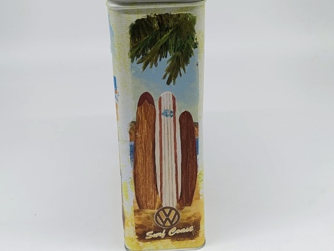 Puszka Kolekcjonerska Vintage "Volkswagen Bus Surf Coast" – Gotowa na Lato