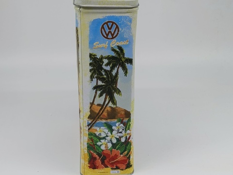 Puszka Kolekcjonerska Vintage "Volkswagen Bus Surf Coast" – Gotowa na Lato