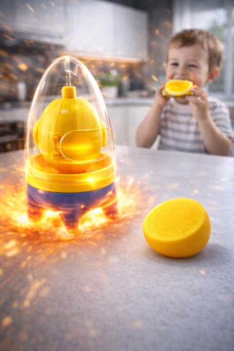 Ręczny Shaker do Złotych Jajek – Rakieta Kuchenna 2.0