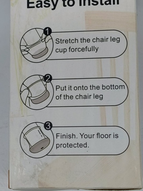 Silikonowe Ochraniacze na Nogi Krzeseł – Cisza i Bezpieczeństwo dla Twojej Podłogi