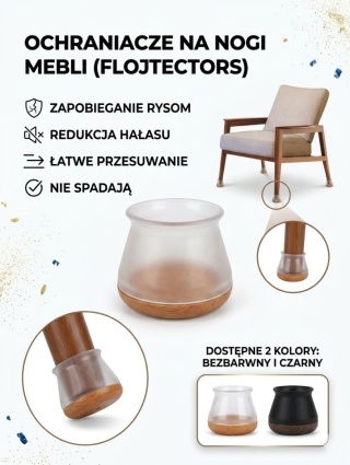 Silikonowe Ochraniacze na Nogi Krzeseł – Cisza i Bezpieczeństwo dla Twojej Podłogi