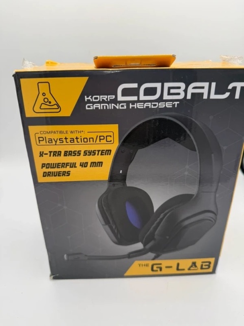 Słuchawki Gamingowe THE G-LAB Korp Cobalt – X-Tra Bass, Mikrofon, PS5/PS4/PC