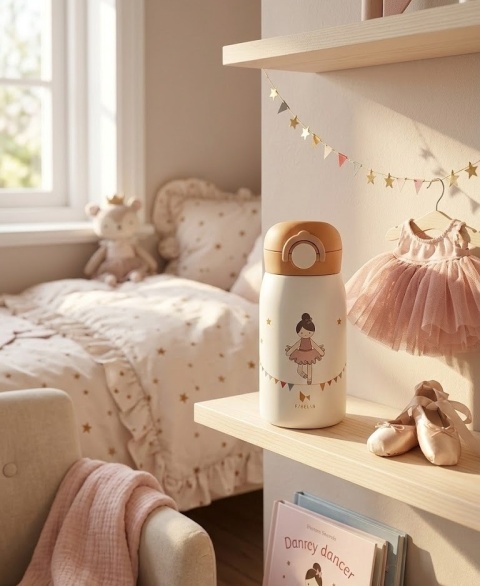 Termos Dziecięcy Fabelab 320ml – Bidon Stalowy Baletnica