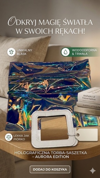 Torebka "Aurora Prism" – Twój Osobisty Kawałek Tęczy w Wydaniu Glamour