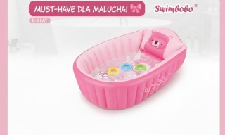 Wanienka nadmuchiwana dla niemowląt SWIMMBOBO 0-5 lat – Miękkie dno