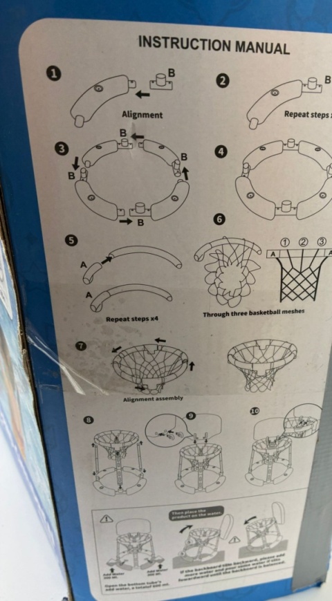 Wodna Koszykówka do Basenu – Zestaw Sportowy dla Dzieci i Rodziny