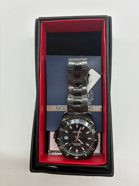 Zegarek Męski BUREI – Czarna Elegancja, Która Nie Wychodzi z Mody