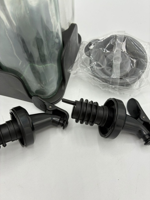 Zestaw Dozowników 4w1: Oliwa, Ocet, Przyprawy Sypkie + Stojak