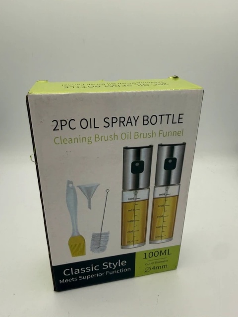 Zestaw Mistrza Kuchni: 2x Dozownik do Oleju i Oliwy (100ml) + Kompletny Zestaw Akcesoriów Premium