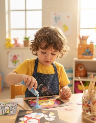 Piaskowe Malowanki – Kreatywny Zestaw Artystyczny DIY | 20 Kolorów Piasku