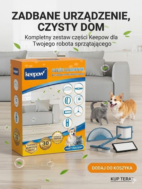 Zestaw serwisowy KEEPOW – Bo Twój robot też zasługuje na SPA