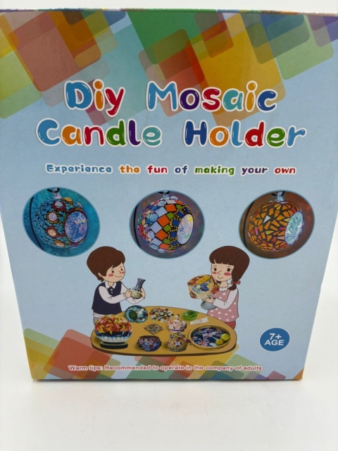 Zrób To Sam: Mozaikowy Świecznik DIY – Kompletny Zestaw Artystyczny